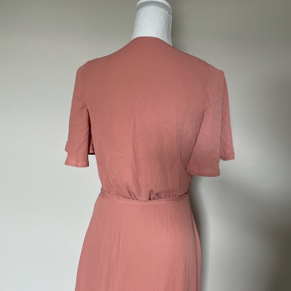 Show me your mumu Sophia Wrap Dress S rustic mauve - Picture 11 of 15